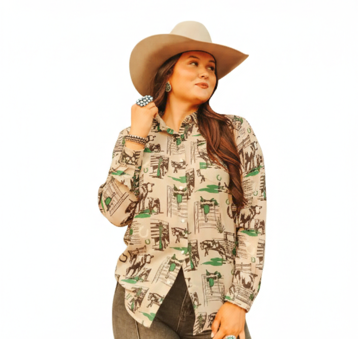 Cowboy Life Blouse