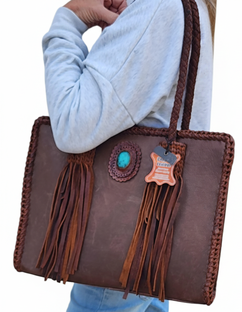 American Darling Braided Handle Purse