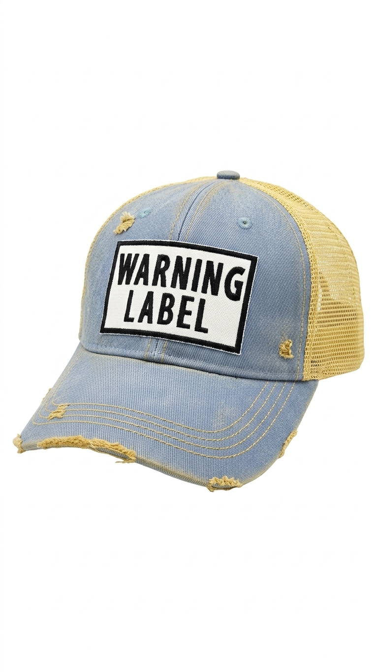 WARNING LABEL Cap
