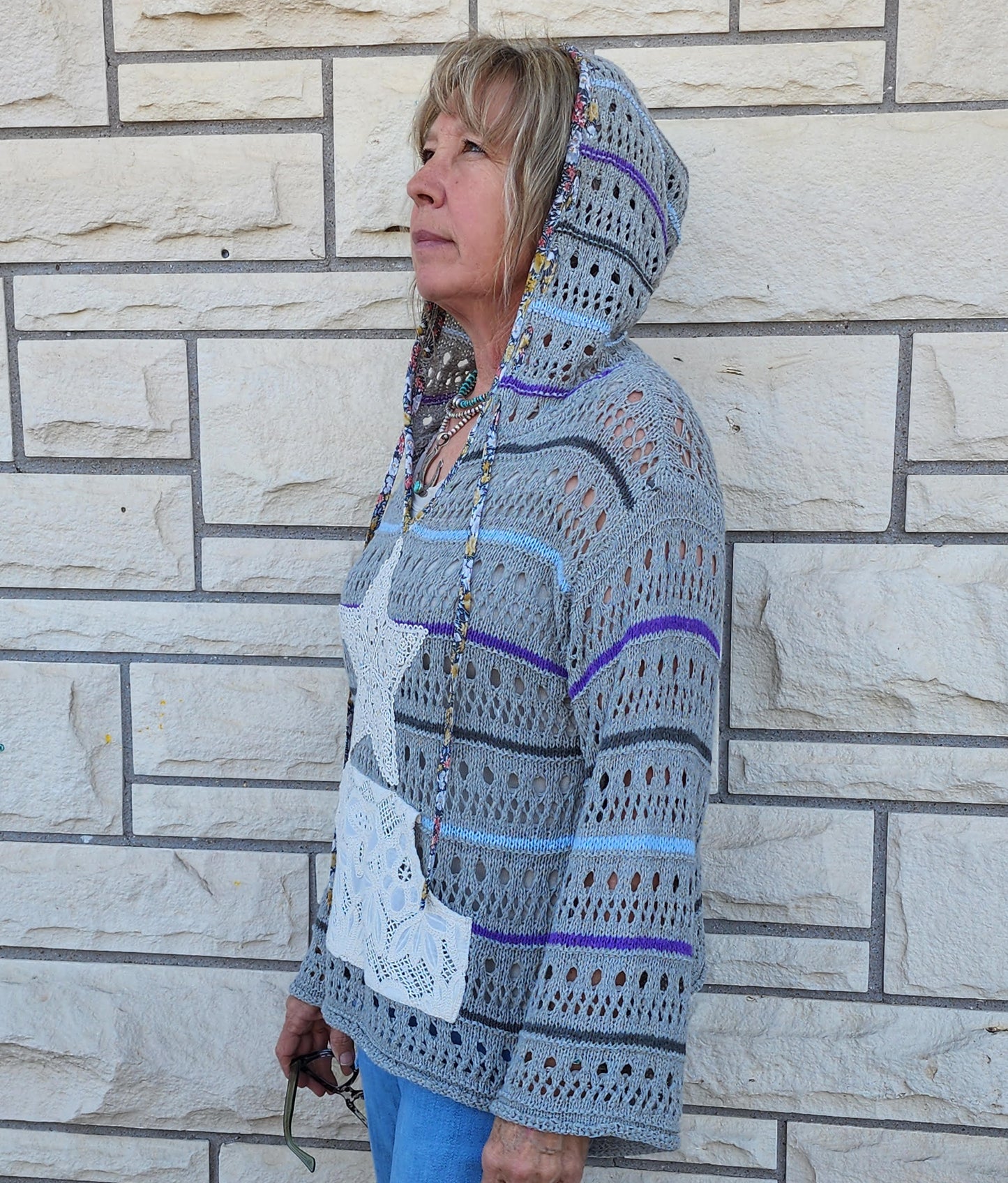 Crochet Pull-Over Blouse