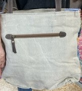 Olay Purse with Leather Accent