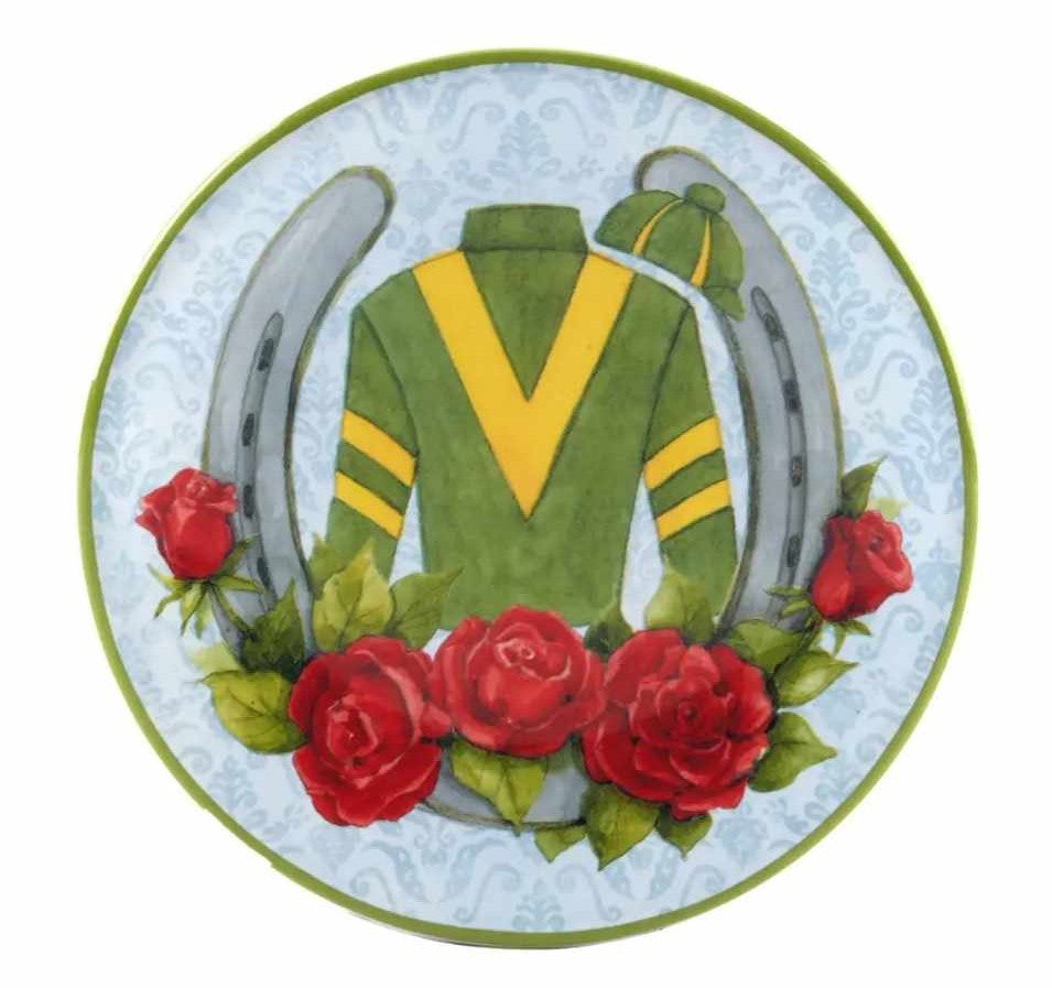 6" Ceramic Plate g/y