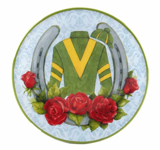 6" Ceramic Plate g/y