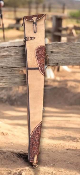 Tooled Leather Carrying Case