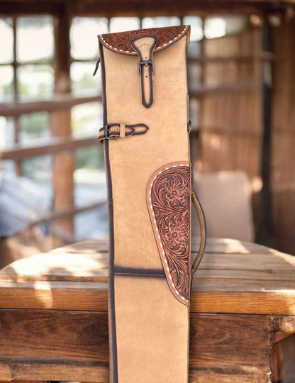 Tooled Leather Carrying Case