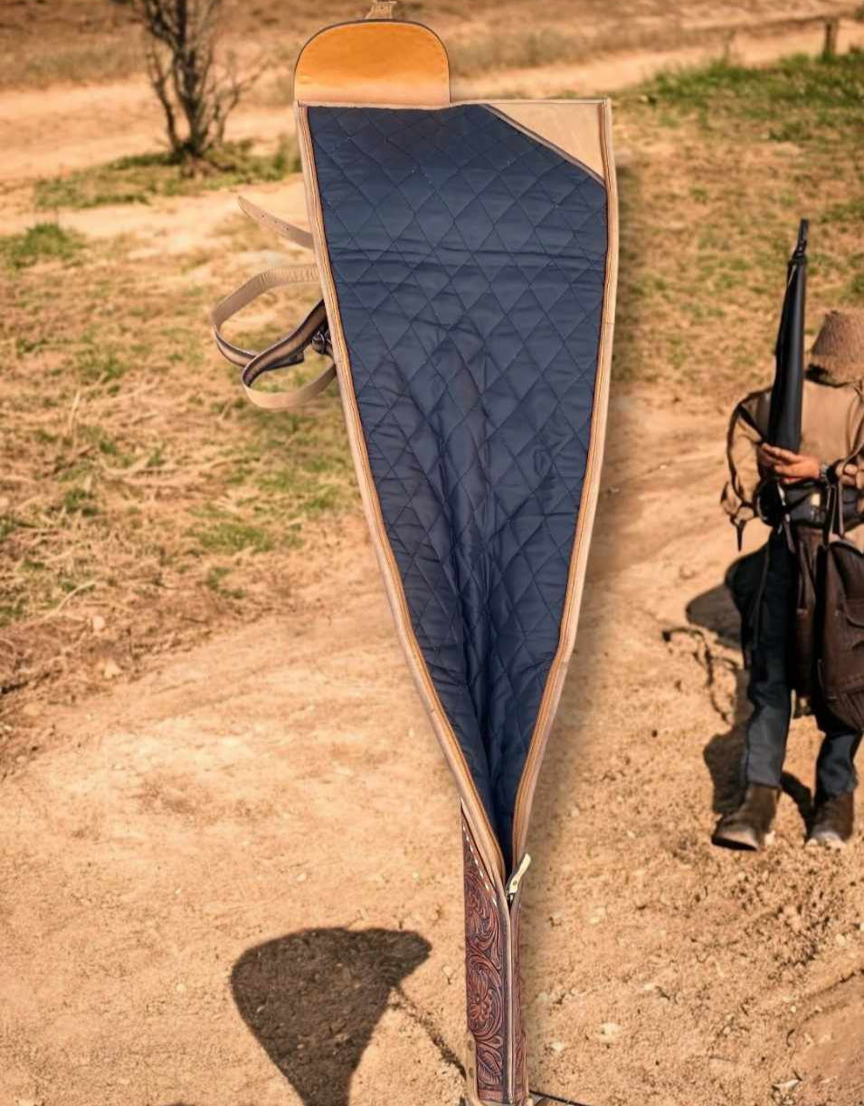 Tooled Leather Carrying Case