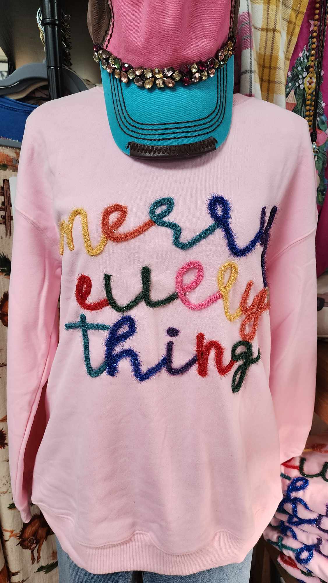 Rainbow Merry Everything Sweatshirt