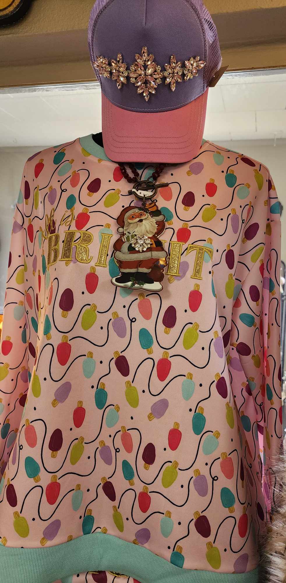 All is bright light umbrella sweatshirt