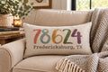 Colored 78624 Fredericksburg, TX pillow
