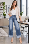 Flying Monkey Frayed Cuff Jeans – women's pants