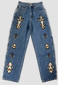 Embroidered Jeans