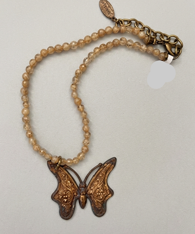 Butterfly Necklace by Sandra Ling