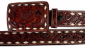 Lucky & Blessed Tooled Leather Belt