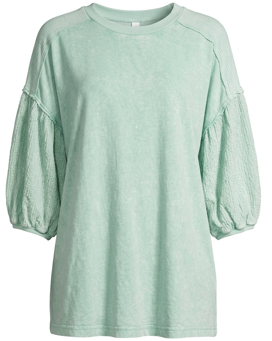 Puffy Sleeve Blouse