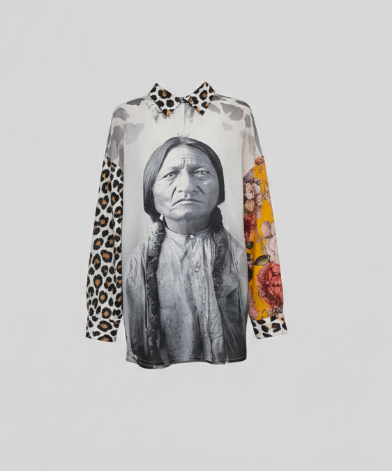 Indian with braids tunic