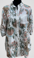 Floral Button Up Blouse