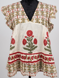 P.O.L. Flutter Sleeve Blouse