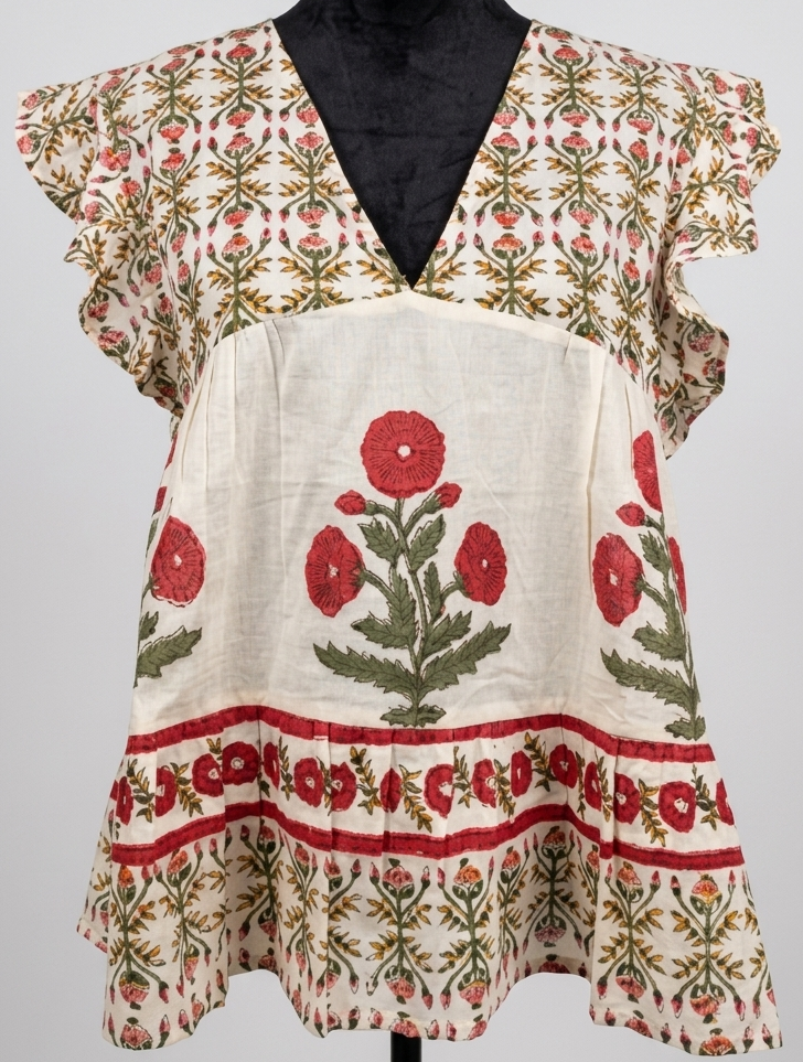 P.O.L. Flutter Sleeve Blouse