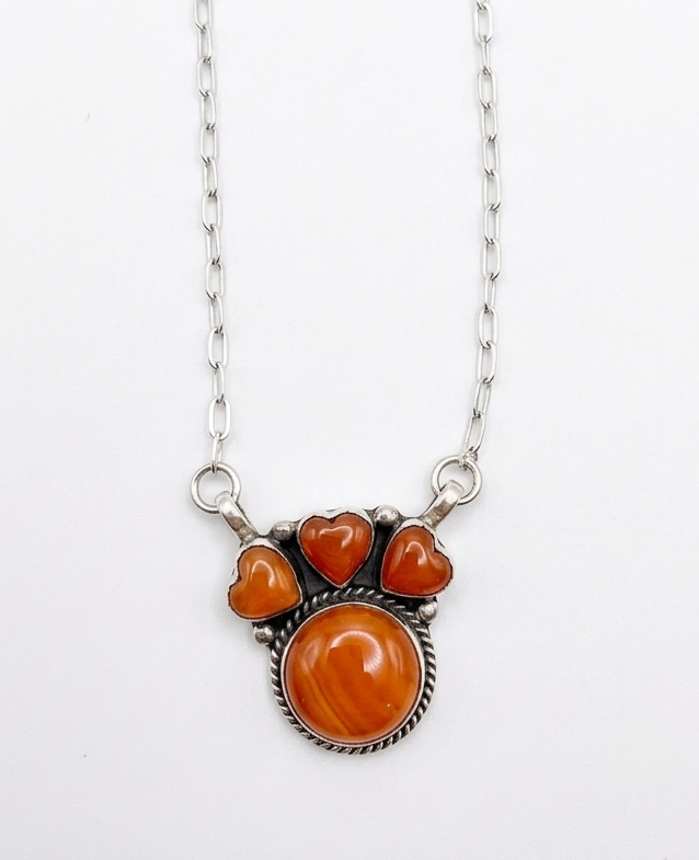 Spiny Oyster Pendant Necklace
