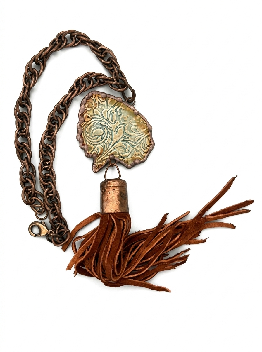 Art by Amy Indian Head Necklace