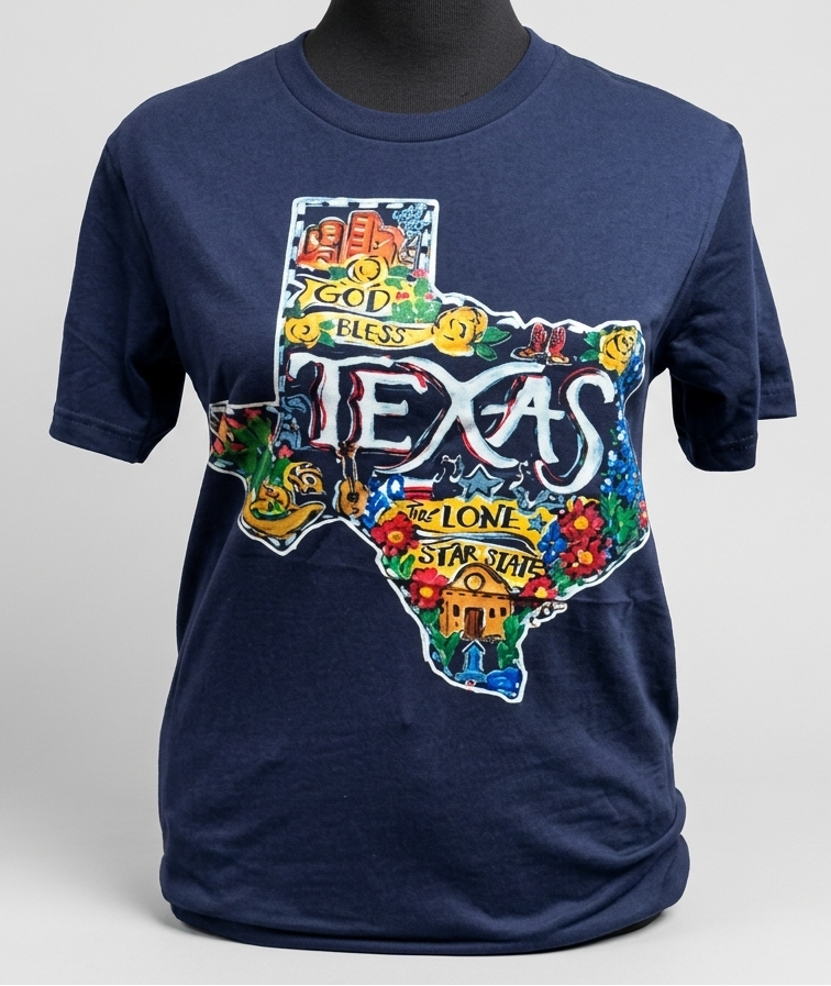 God Bless Texas T-Shirt by Texas True Threads