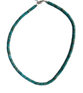 Turquoise Heishi Bead Necklace