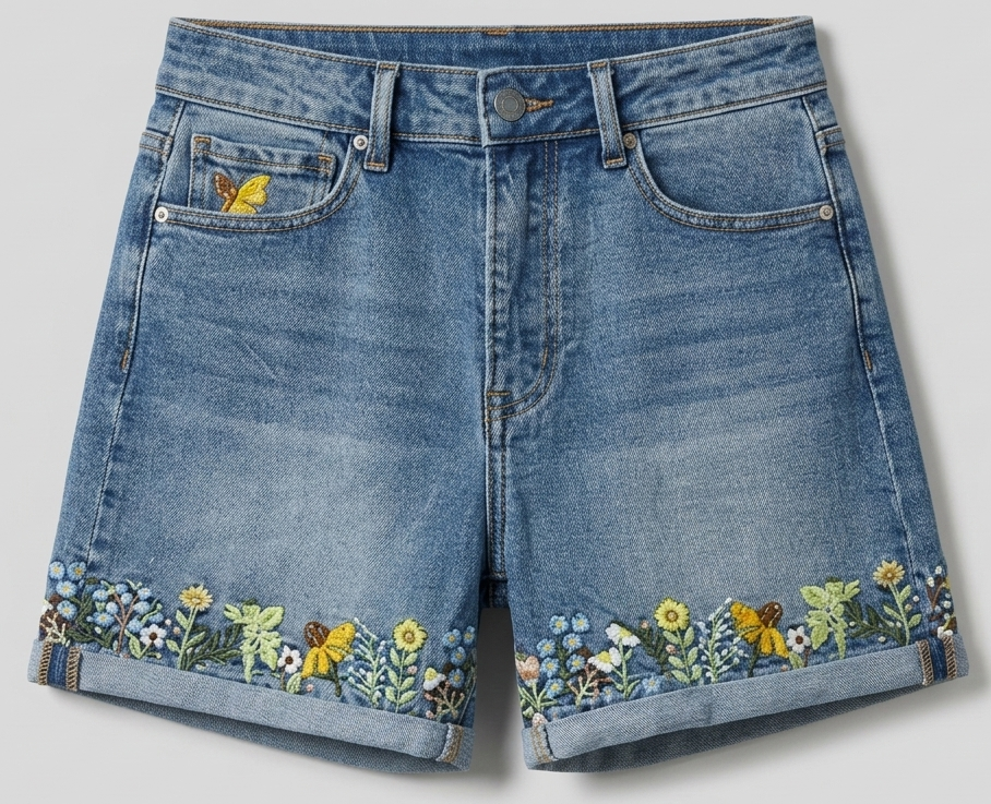 Spring Flower Shorts