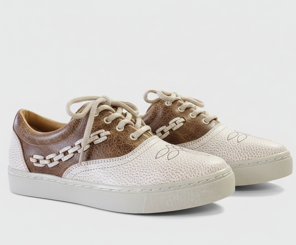 Boot Stitched Saddle Shoes