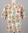 Umgee Smocked Neck Blouse