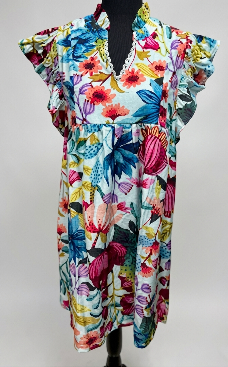 Umgee Floral Dress