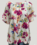 Umgee Round Neck Blouse