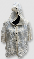 P.O.L. Embroidered Hooded Cover-Up