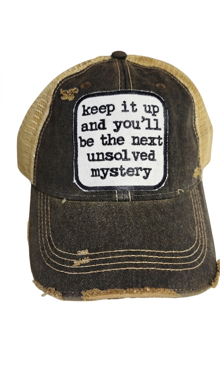 Unsolved Mystery Cap