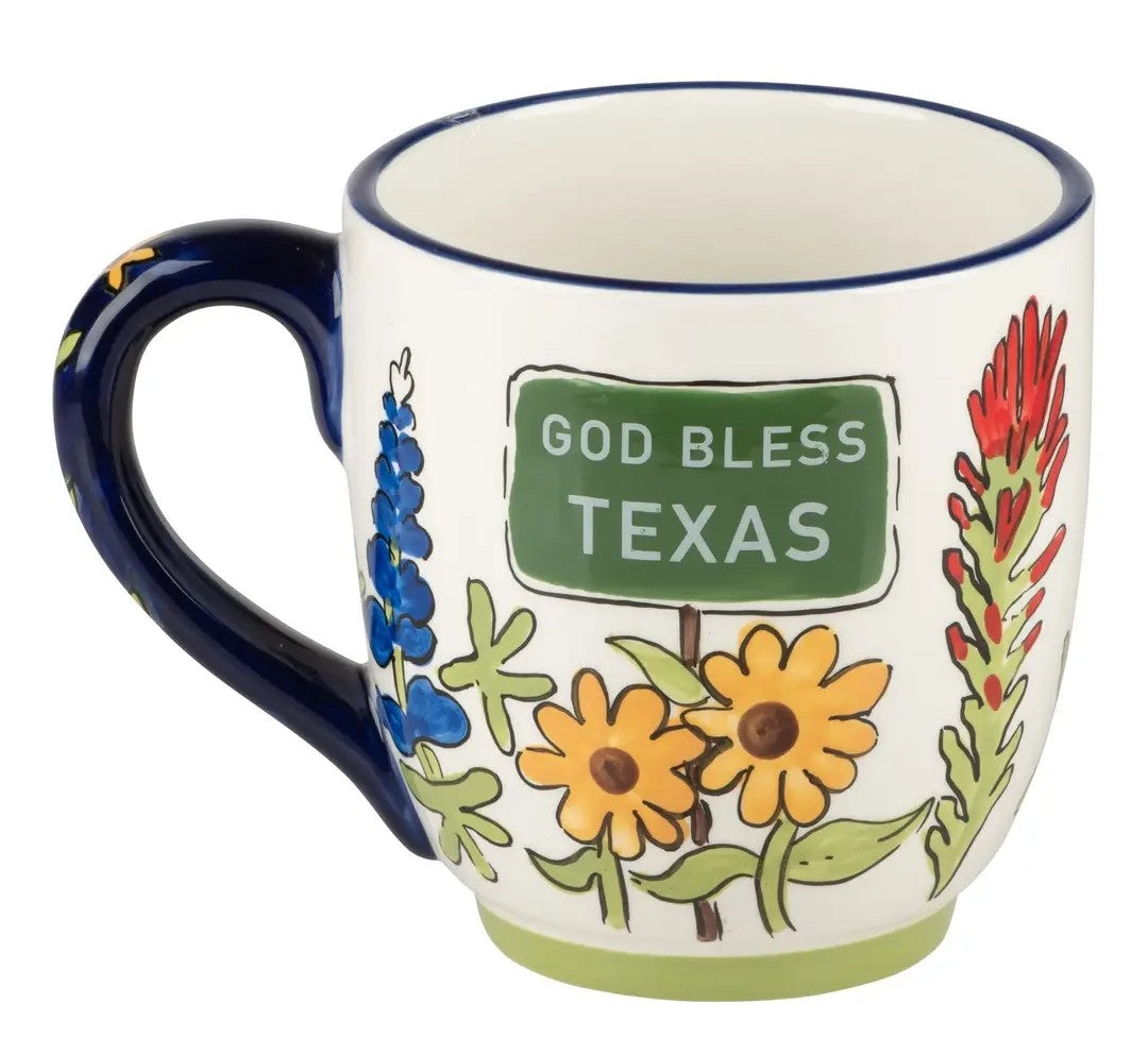 God Bless Texas Mug