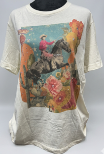 Vintage Cowgirl T-Shirt with Bling