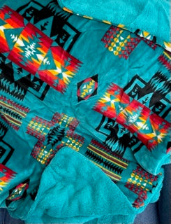 Aztec Inspired Sherpa Blankets