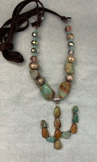 Rare Bird Turquoise Cactus Necklace