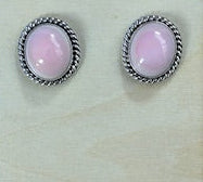 Sterling Silver and Conch Earrings