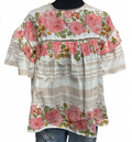 Easel Flutter Sleeve Blouse