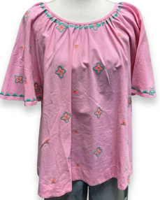 Easel's Pink Fiesta Blouse