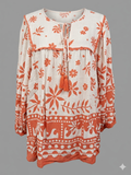 Easel 3/4 Sleeve Blouse