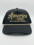 America WE GROW BEER Cap