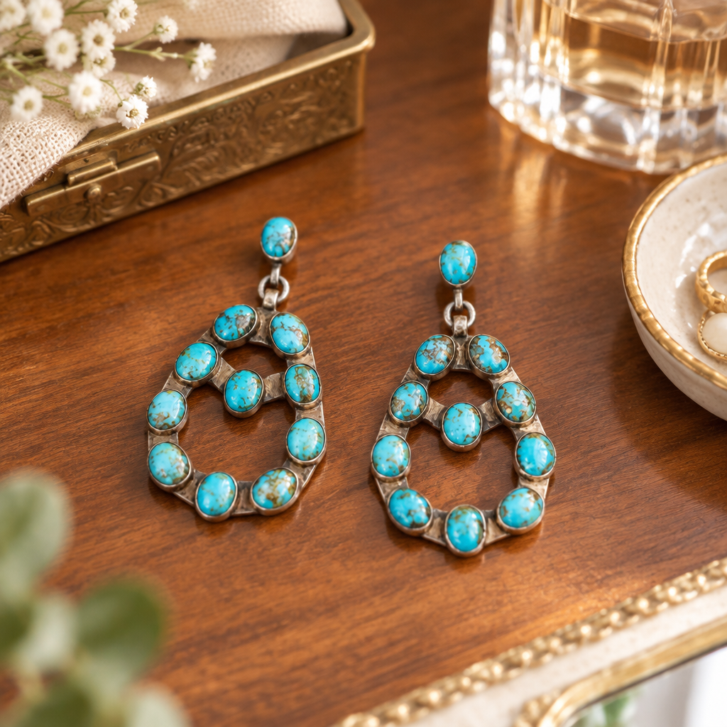 Kingman Turquoise Earrings