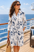 Floral Button Up Dress