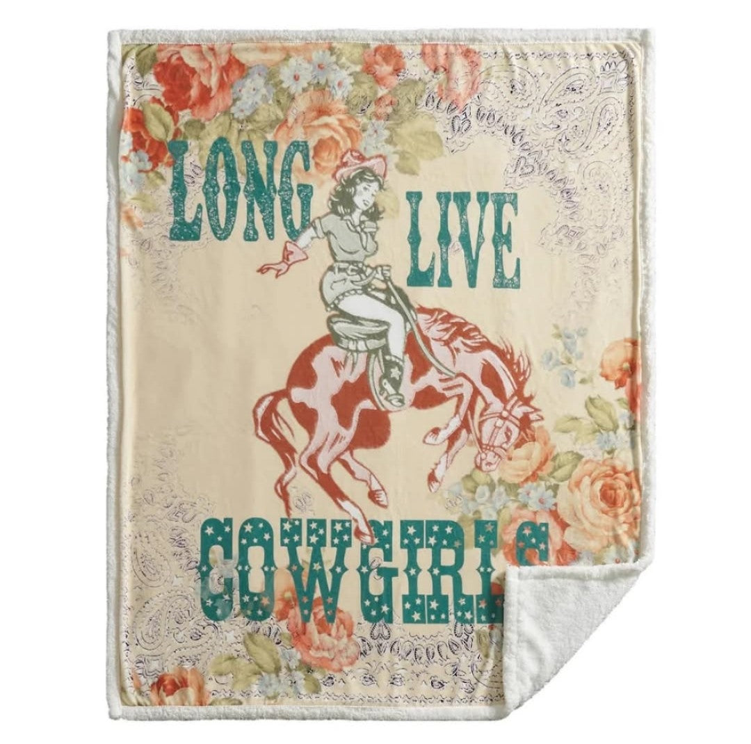 Long Live Cowgirls Throw