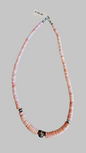 Pink Shell Heishi Disc Necklace