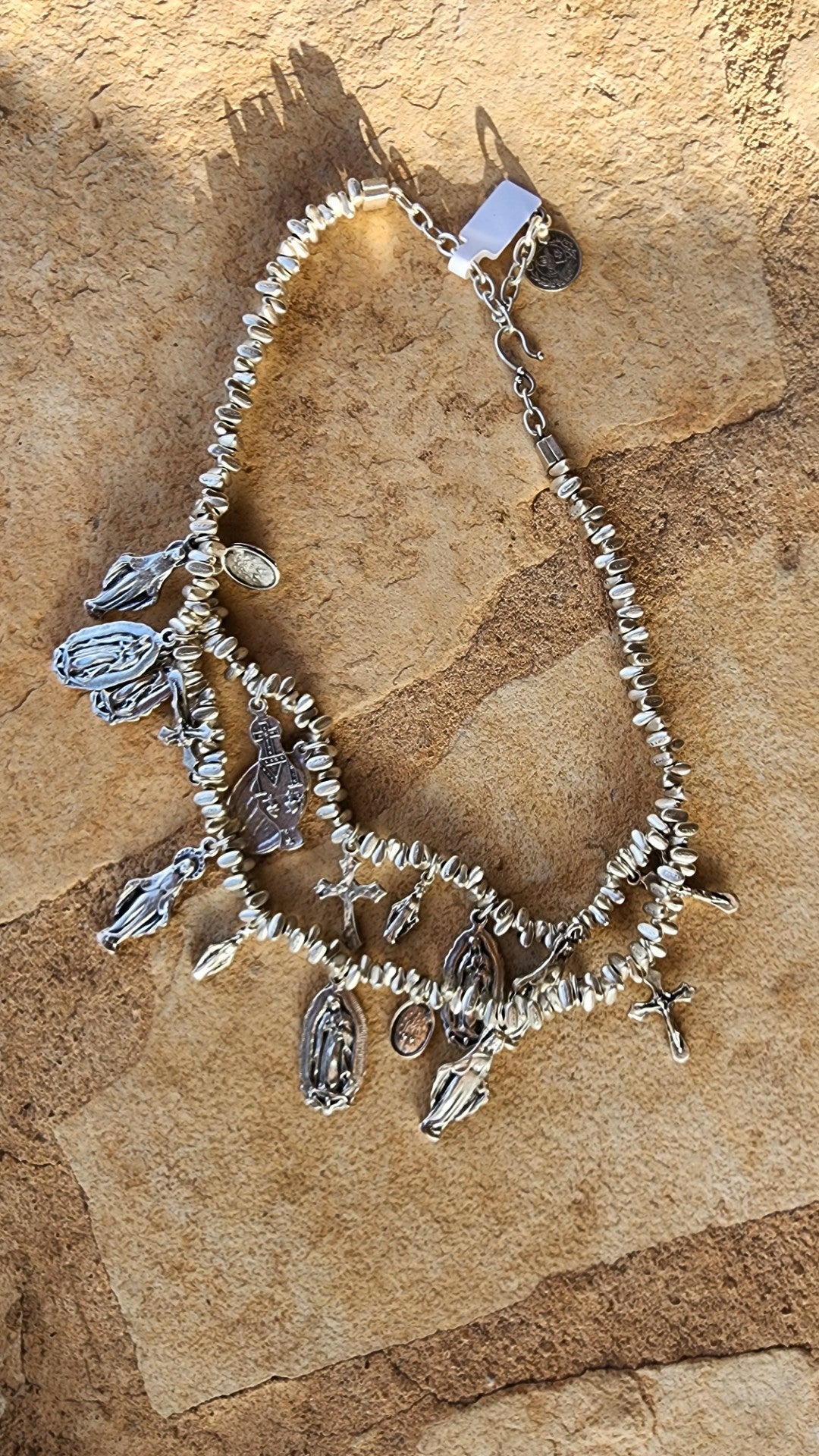 Double Strand Charm Necklace