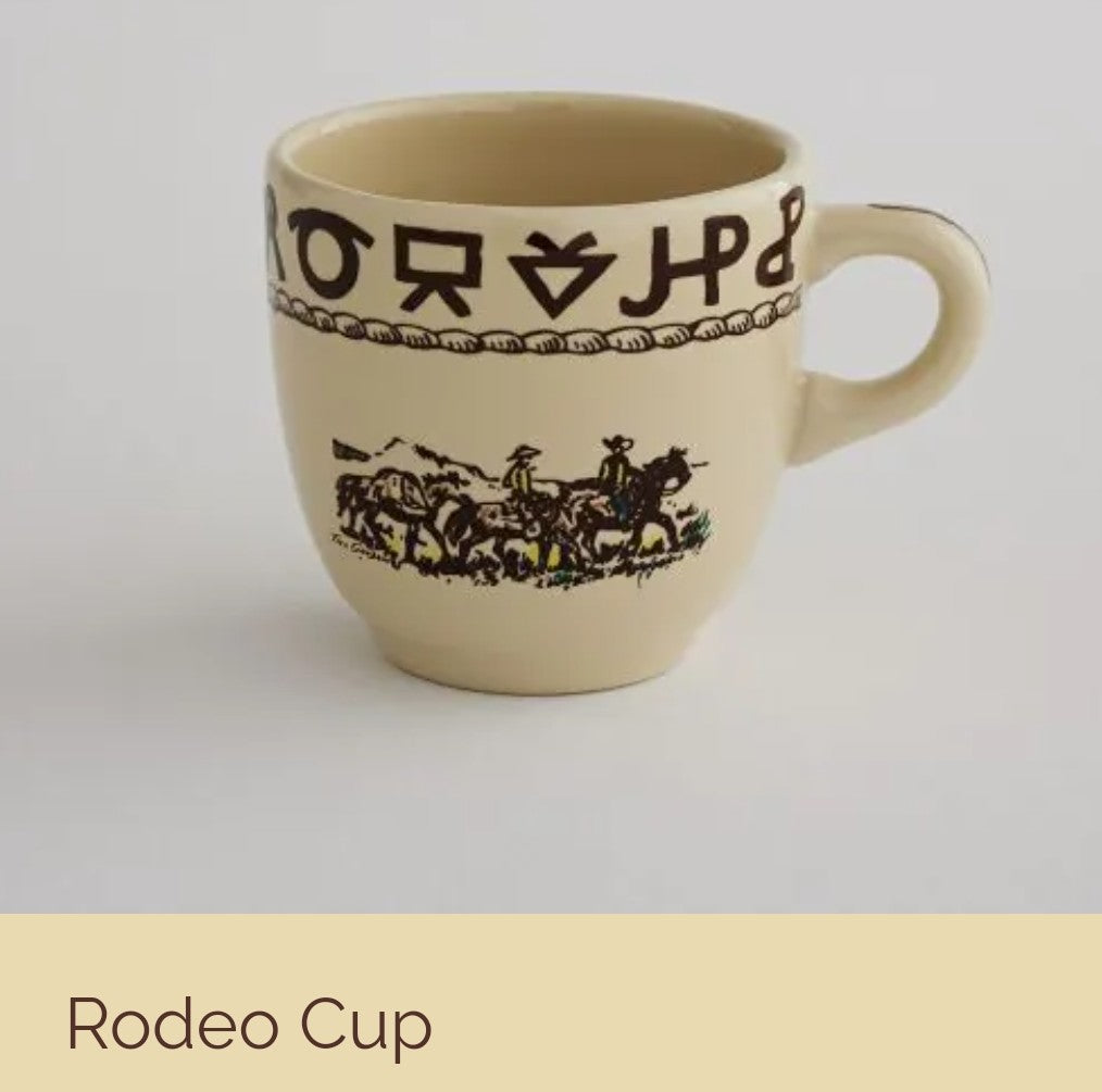 Rodeo China Coffee Cup