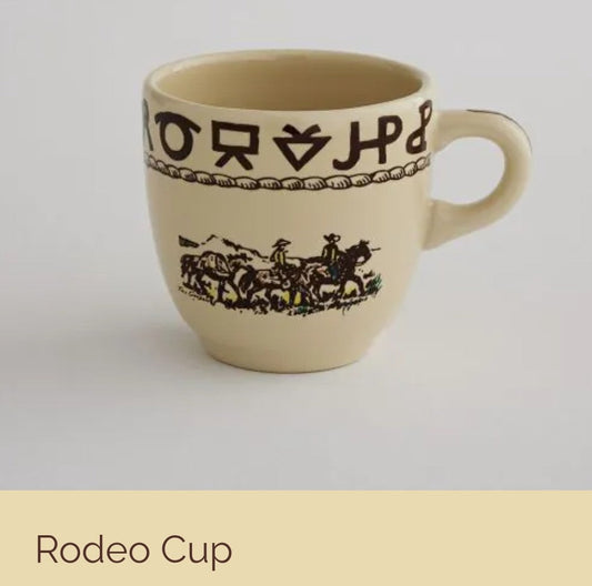 Rodeo China Coffee Cup