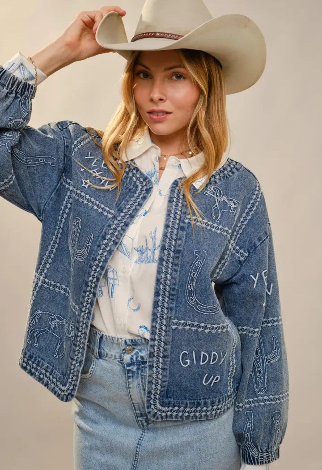 Blue B Yee Haw jean jacket